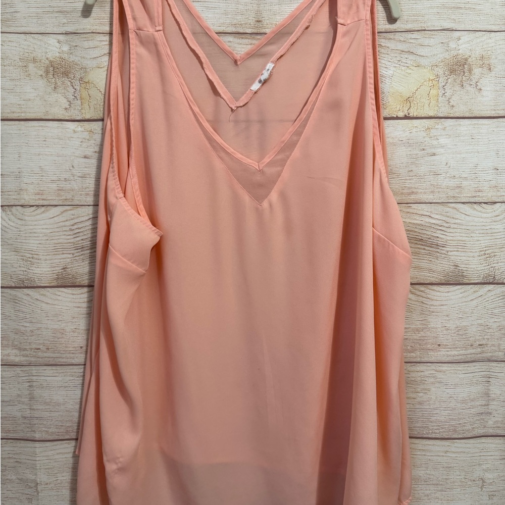 Maurices Pink Sleeveless Tank Top Relaxed Backless